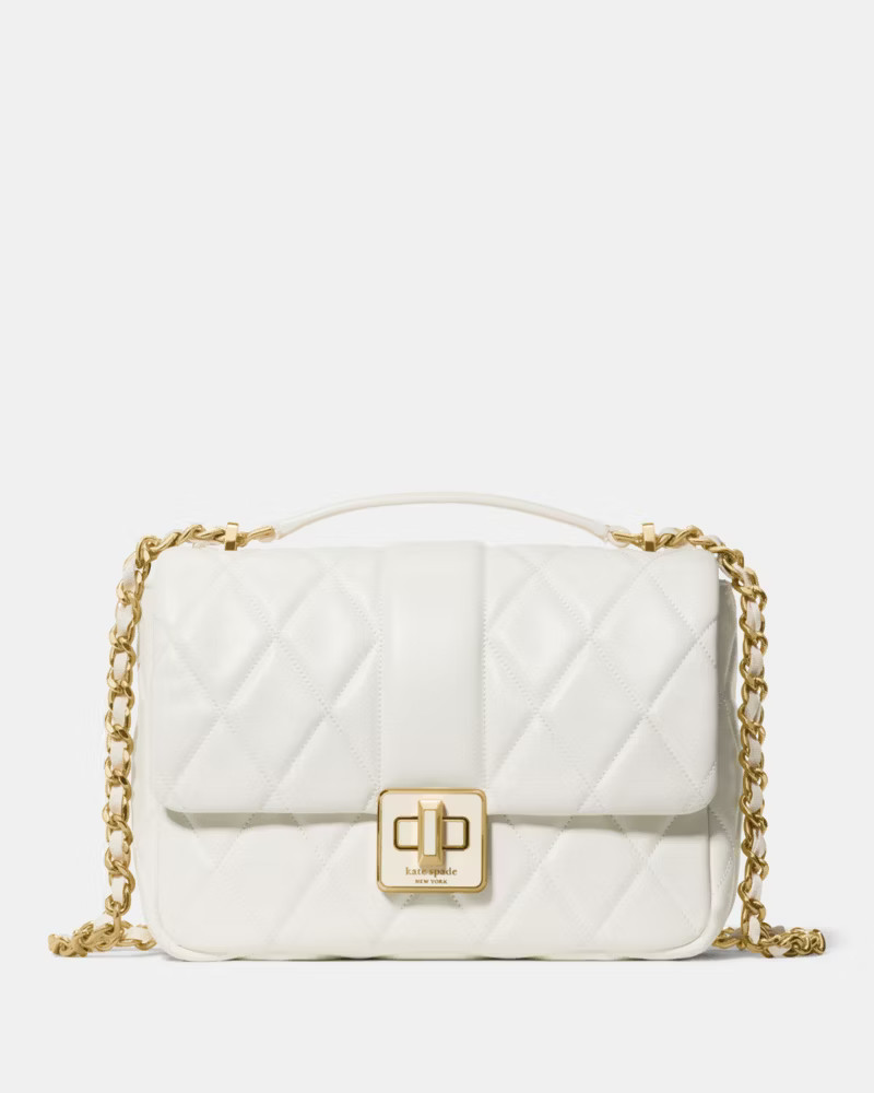 Carey Quilted Small Flap Crossbody | Kate Spade Outlet