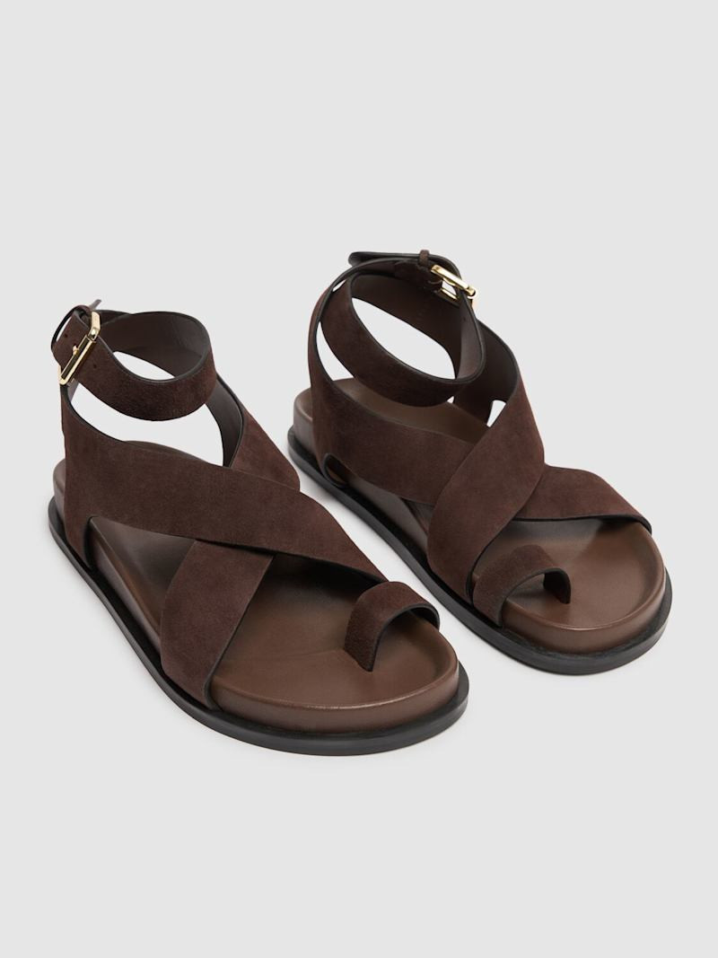 20mm Jalen suede sandals | Luisaviaroma