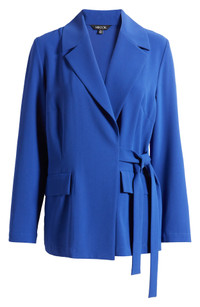 Click for more info about Misook Side Tie Blazer | Nordstrom