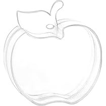 Apple Shaped Acrylic Candy Boxes - 12 Pack - 2.95"x2.28"x1.02" - Perfect for Weddings, Birthdays, Pa | Amazon (US)