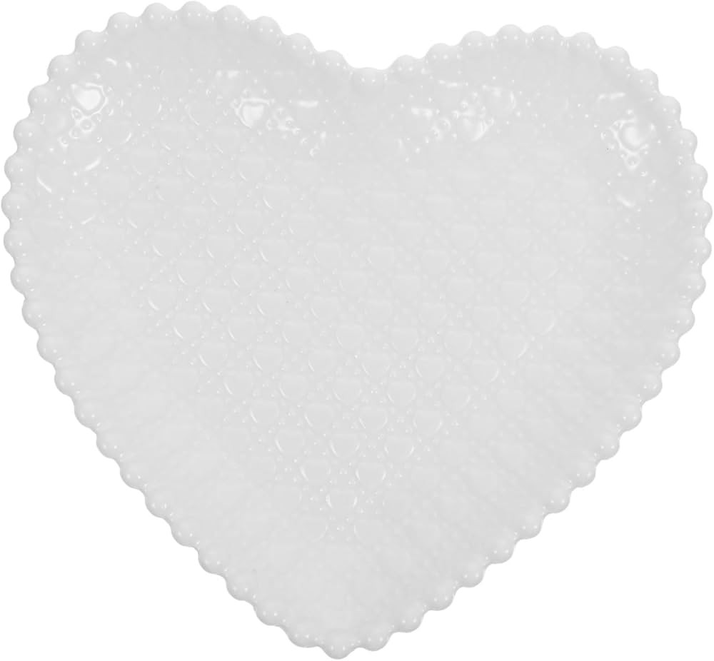 Heart Shaped Ceramic Dish Serving Plate Dessert Storage Plate Dessert Plate Decorative Cake Dish ... | Amazon (US)
