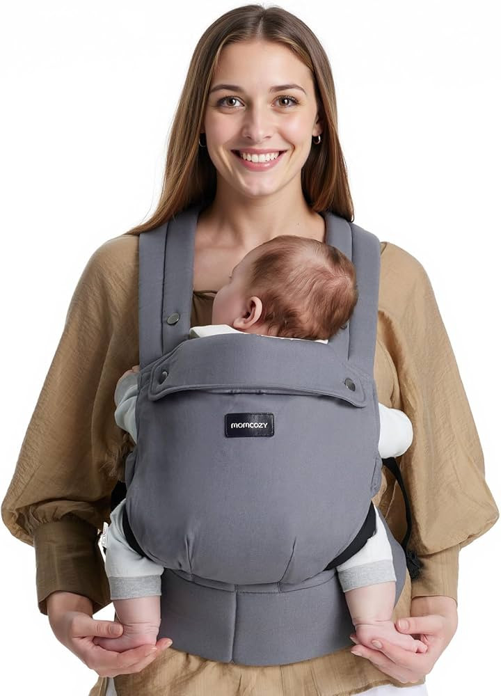 Momcozy Baby Carrier - Ergonomic, Cozy and Lightweight Carrier for 7-44lbs, Effortless to Put On,... | Amazon (US)