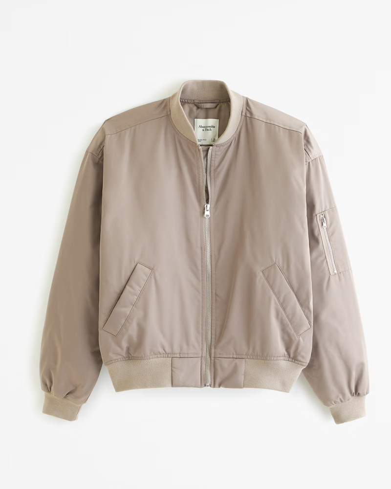 Nylon Bomber Jacket | Abercrombie & Fitch (US)