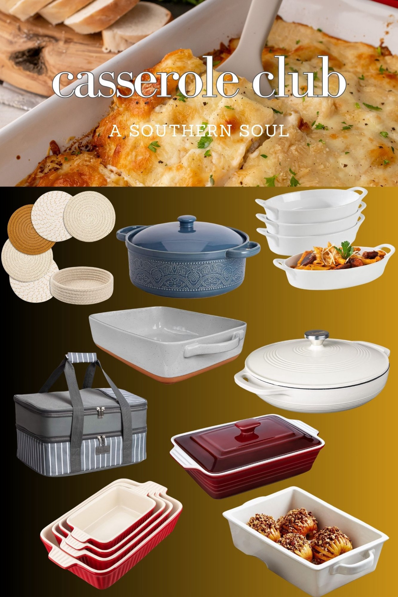 My “casserole club” collection is perfect for making the best dishes! I've gathered my top picks, from durable stoneware to versatile glass dishes, perfect for baking and serving.

#LTKFindsUnder100 #LTKHome
