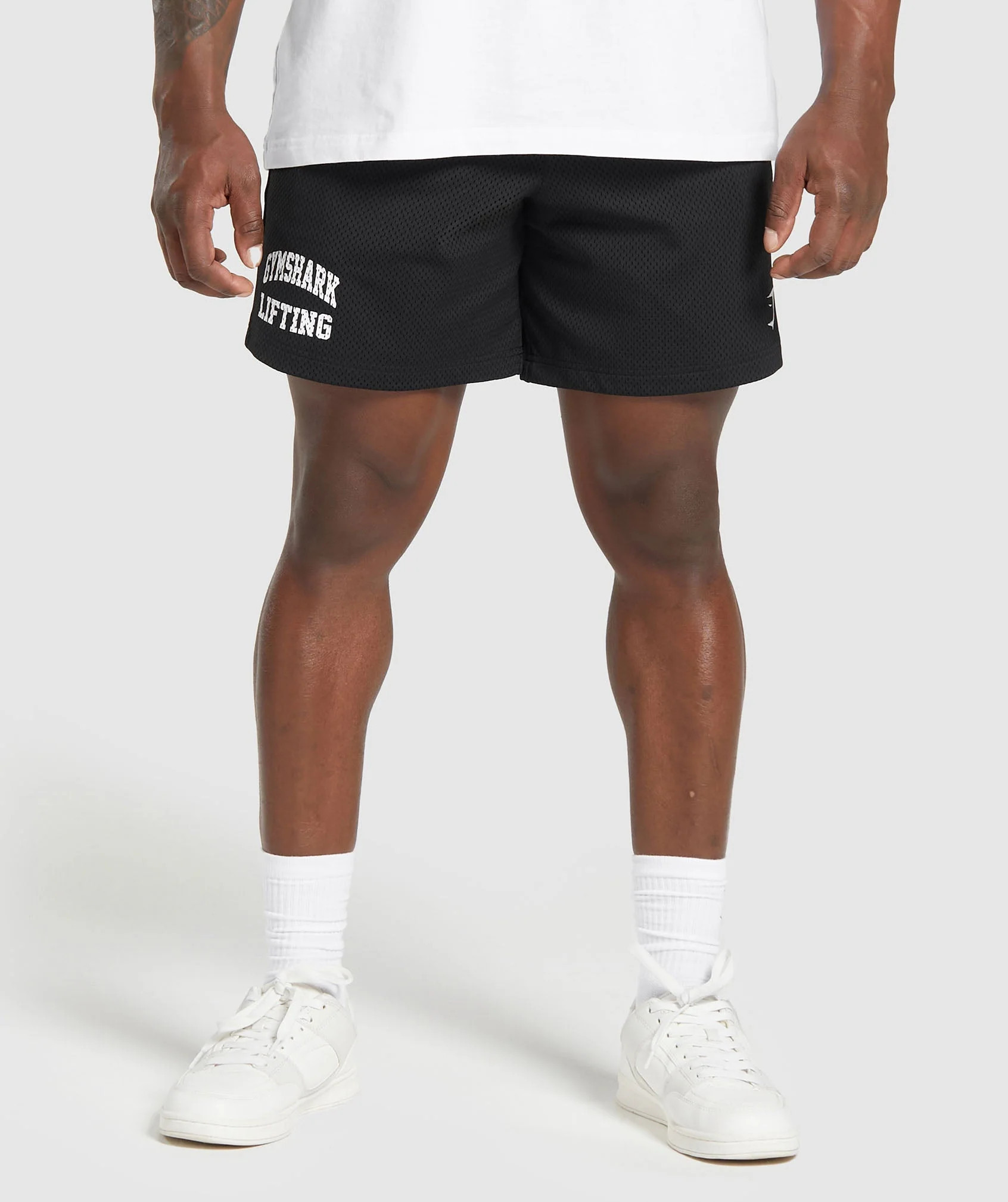 Gymshark Lifting Mesh 7" Shorts - Black | Gymshark US