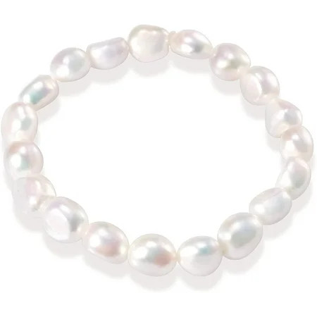 Pearl Stretch Bracelet for Women Cultured Freshwater Baroque Pearl Bracelet Black Pearl Pink Purple  | Walmart (US)