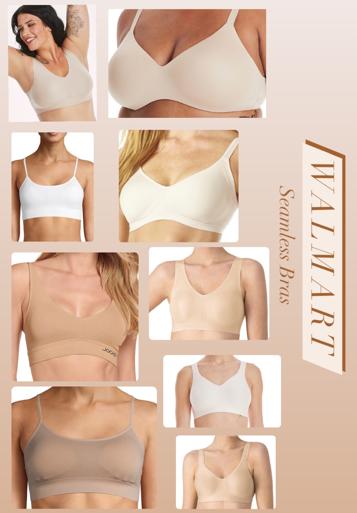 Walmart. Walmart Fashion. Fashion Hack. Walmart Bras. Seamless Bras. No Show Bras. Adjustable Bra Straps. Bras For White Shirts. Seamless Bra Straps. Gift Ideas For Her. Holiday Sale. Sale Alert. 

#LTKGiftGuide #LTKmidsize #LTKworkwear
