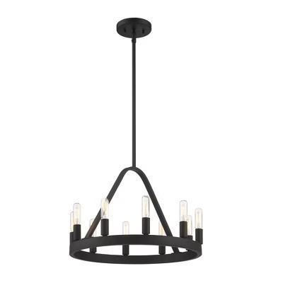 Designers Fountain Carousel 10 - Light Chandelier in Black | Target