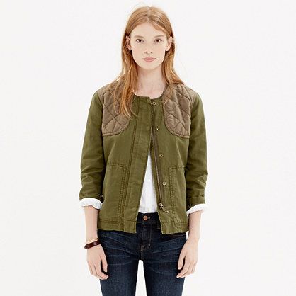 Quilted Bomber Jacket | Madewell