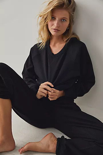 Recycled Fleece Sweatshirt | Free People (Global - UK&FR Excluded)
