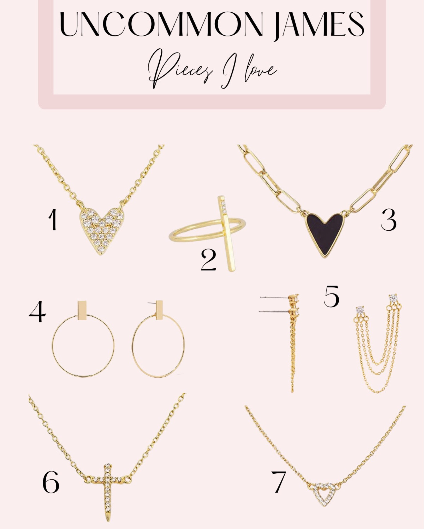 Uncommon James pieces I love🤍

Simple gold jewelry, heart jewelry 

#LTKGiftGuide #LTKbeauty #LTKSeasonal