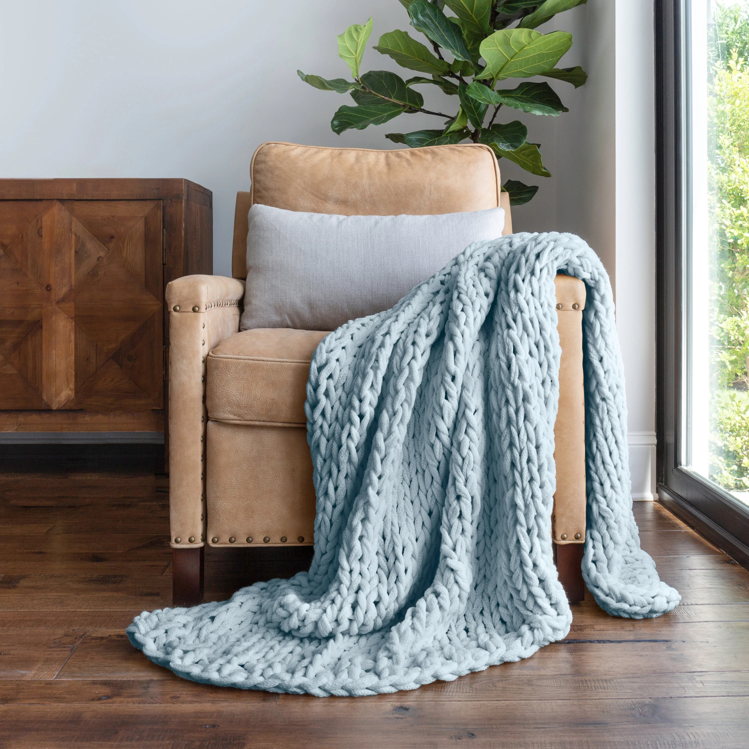 Oversized Chunky Knit Throw Blankets - Linens & Hutch | Linens and Hutch