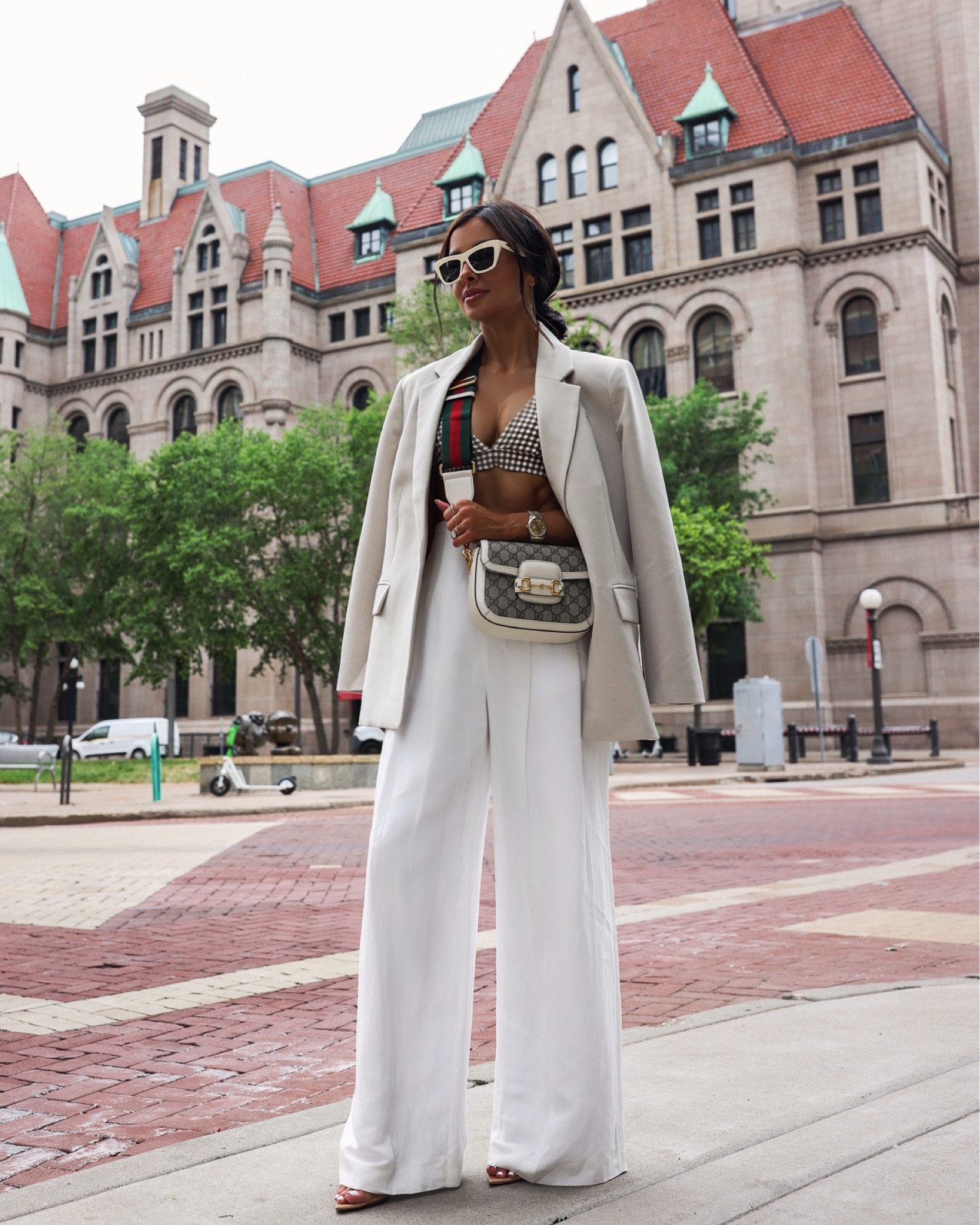 Linen Darted Wide Leg Pants curated on LTK