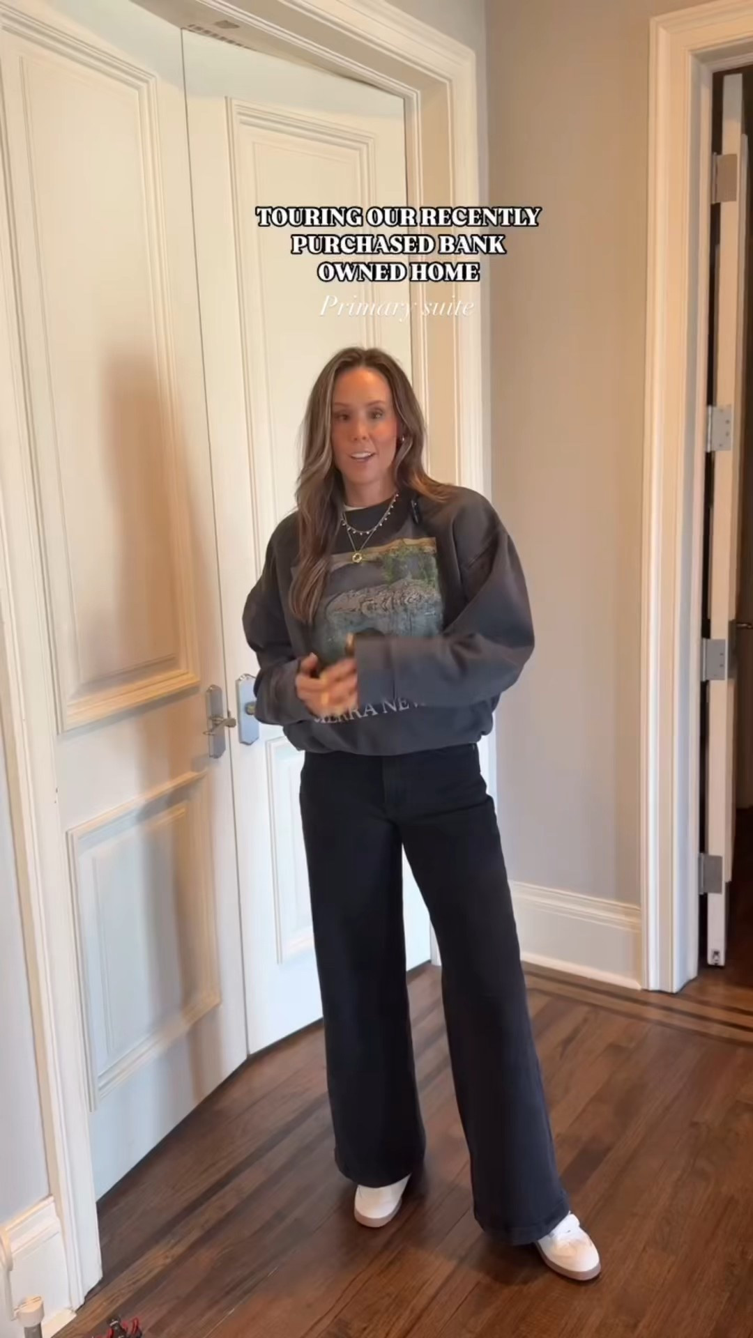 Which space do you want to see next!? 

This room will be my office and studio! It is a mirrored copy of the second primary above that we will be our bedroom. (I’ll share that one too if you want to see it!) Plans for this room include to lighten up the walls, update the coffee bar area, new windows (to replace the damaged ones ) and we have a few more ideas up our sleeves! So follow along to see the progress!!
#90shome #renovatingourhome #villacusick #discoveryzone

#LTKHome #LTKFamily #LTKStyleTip