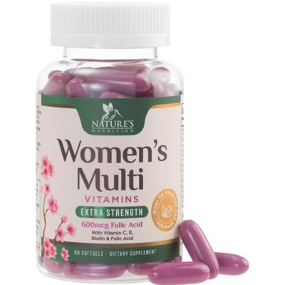 Multivitamin for Women with Iron - Daily Vitamins for Women's Immune Support - 60 Count By Nature's Nutrition | Target