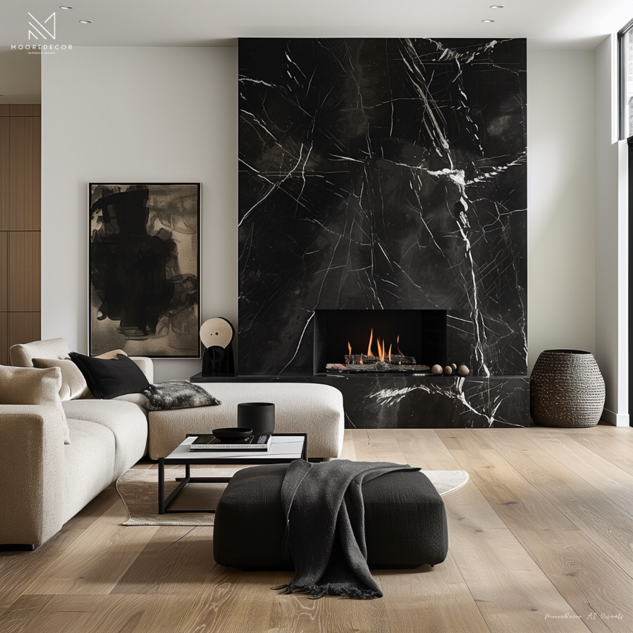 Transform your living space with MooreDecor’s latest design, featuring an elegant and minimalistic aesthetic. This sophisticated living room showcases a plush cream sectional sofa, a striking black marble fireplace, and chic black accents. Achieve a luxe look for less with these stylish and affordable pieces, perfect for any modern home.

#LTKHome #LTKStyleTip