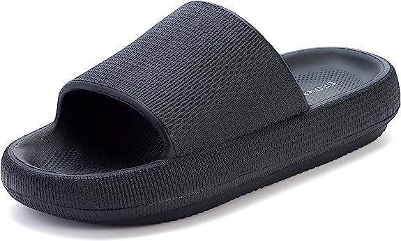 BRONAX Pillow Slippers for Women and Men | House Slides Shower Sandals | Extremely Comfy | Cushio... | Amazon (US)