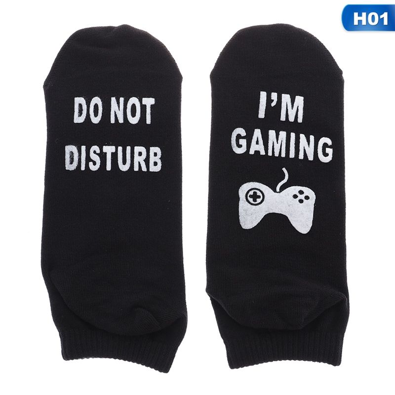 KABOER Men Women Fashion Socks Unisex `Do Not Disturb I`M Gaming ` Great Gamer Gift Letter Print ... | Walmart (US)