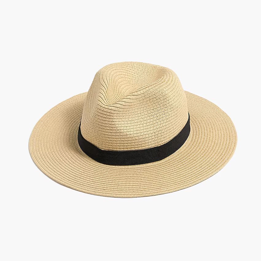 Packable straw Beach hat | J.Crew Factory