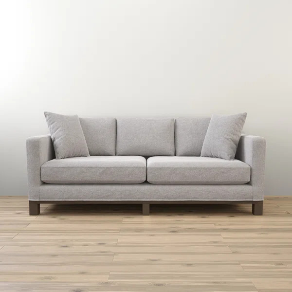 Jack 84" Square Arm Sofa with Reversible Cushions | Wayfair Professional