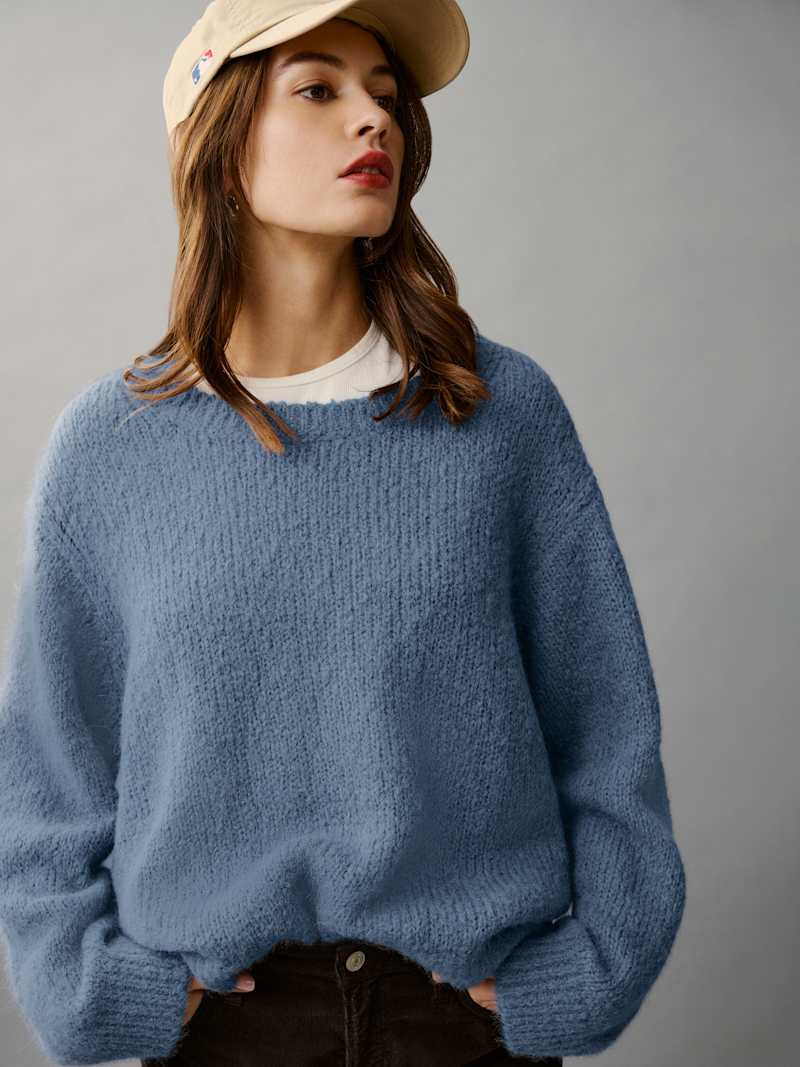 Cici Oversized Crew Sweater | Reformation (Global)