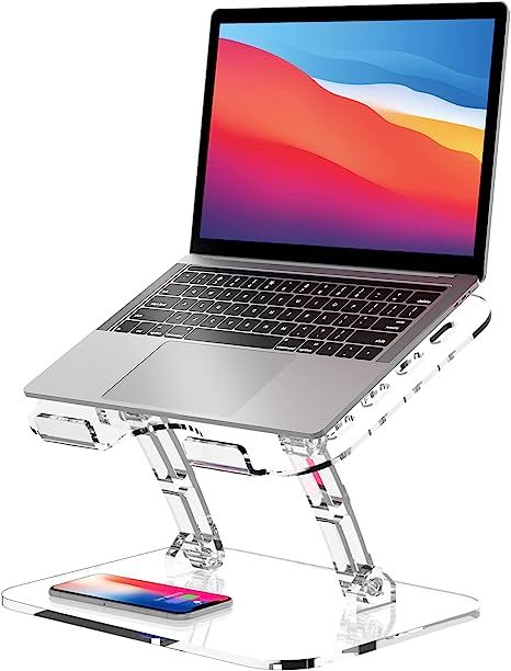 Lpoake Adjustable Laptop Stand, Portable Ergonomic Computer Stand for Laptop, Foldable Laptop Ris... | Amazon (US)