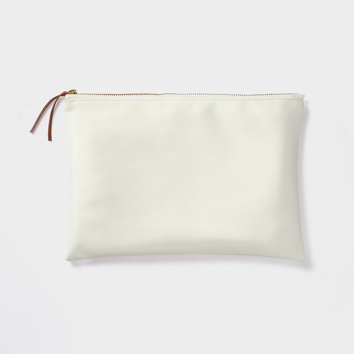 Faux Suede Tablet/Accessory Pouch Cream - Threshold™ | Target