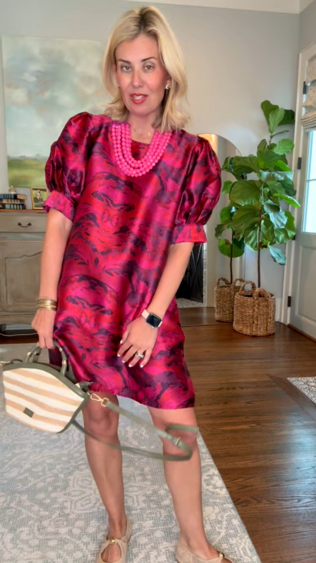 Dress lovers this is for you!! The perfect dress we are dressing up or down! ￼

Dress - small
Flats  - 7.5 (sized 1/2 down) 

*code Catherine20 at Allie + Bess

#LTKdayinmylife #LTKootd #LTKmomlife