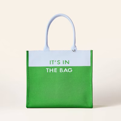 Colorblock Knit Tote Bag - kate spade new york x Target Green/Blue | Target