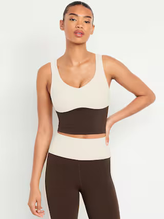 StudioSmooth Seamed Longline Top | Old Navy (US)