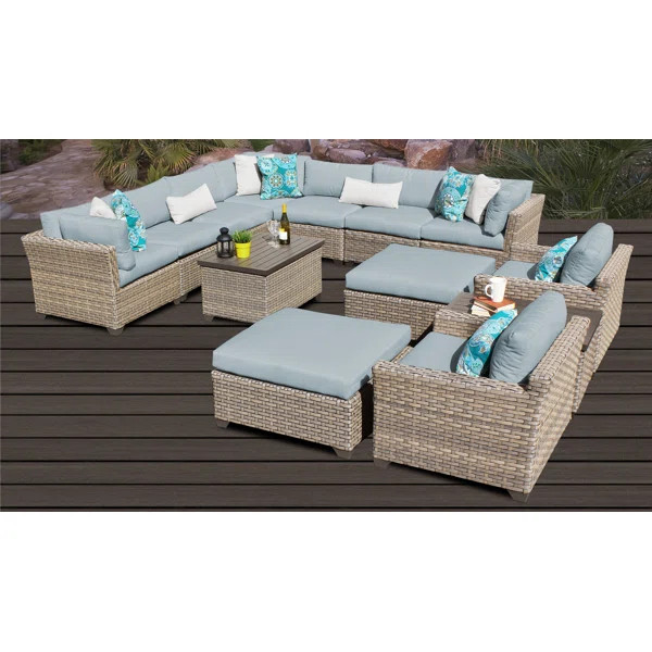 Rochford 13 Piece Sectional Seating Group with Cushions | Wayfair North America