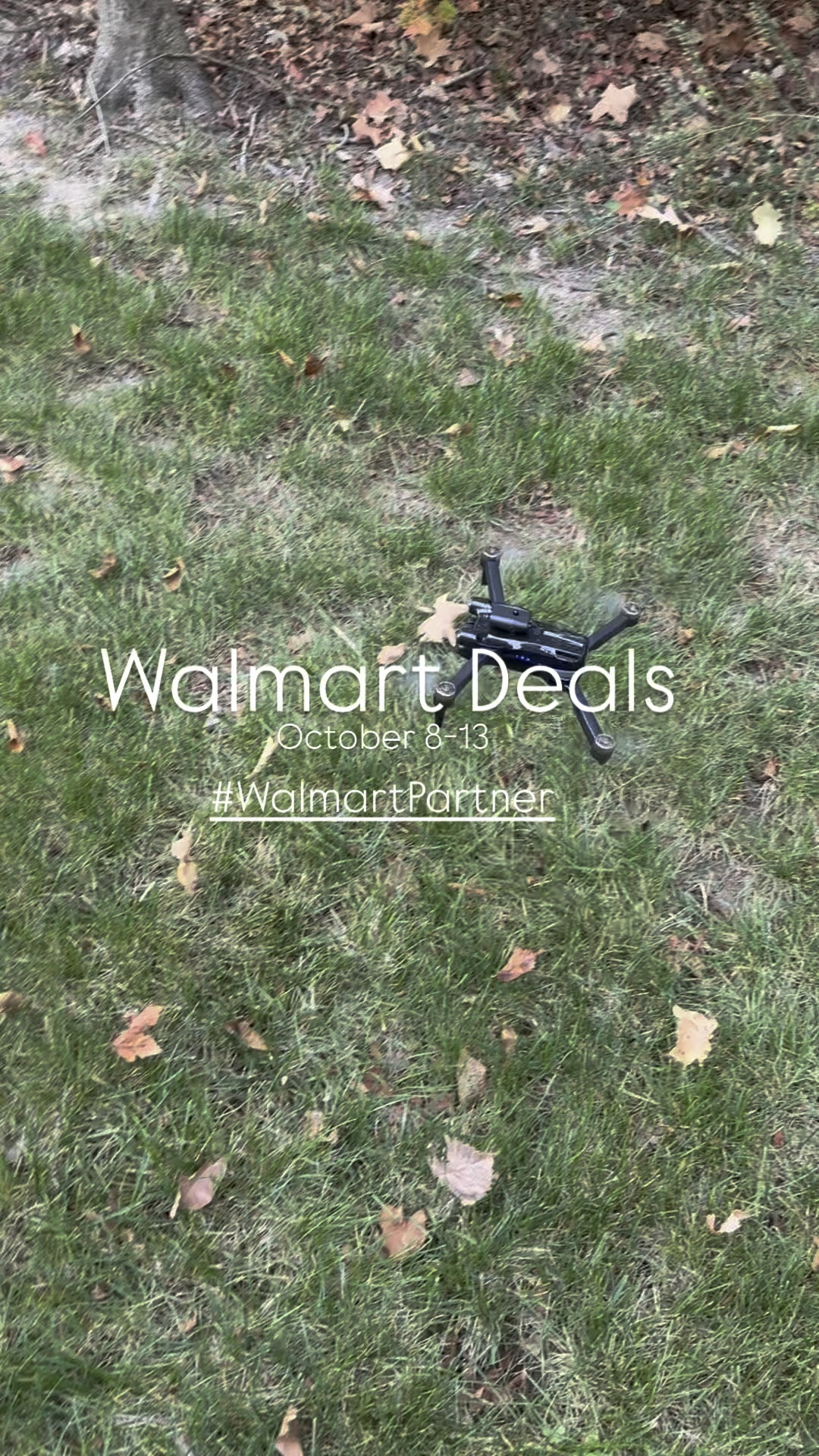 Walmart Deals are going on from October 8-13.  And we found some great items including this drone and our favorite stick vacuum.  Check out our LTK for more deal we found. @walmart #WalmartPartner #WalmartDeals