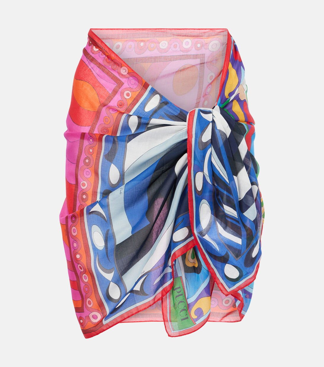 Patchwork printed cotton beach cover-up | Mytheresa (US/CA)