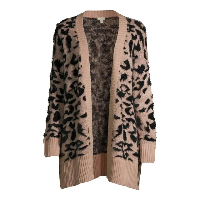 Dreamers by Debut Women's Open Front Cardigan Sweater, Midweight, Sizes XS-XL | Walmart (US)