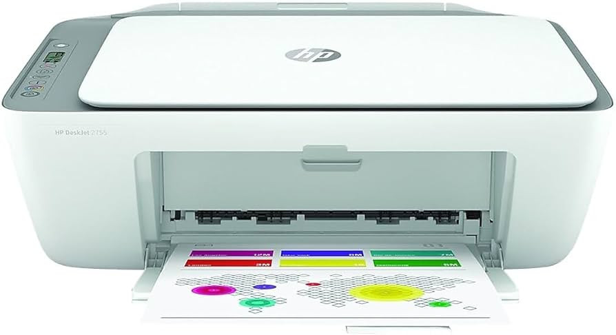 HP DeskJet 2755 Wireless All-in-One Printer, Mobile Print, Scan & Copy, HP Instant Ink Ready, Wor... | Amazon (US)
