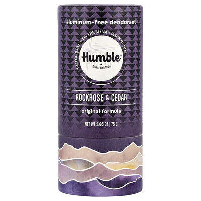 Humble Brands, Aluminum-Free Deodorant, Rockrose & Cedar , 2.65 oz (75 g) | iHerb