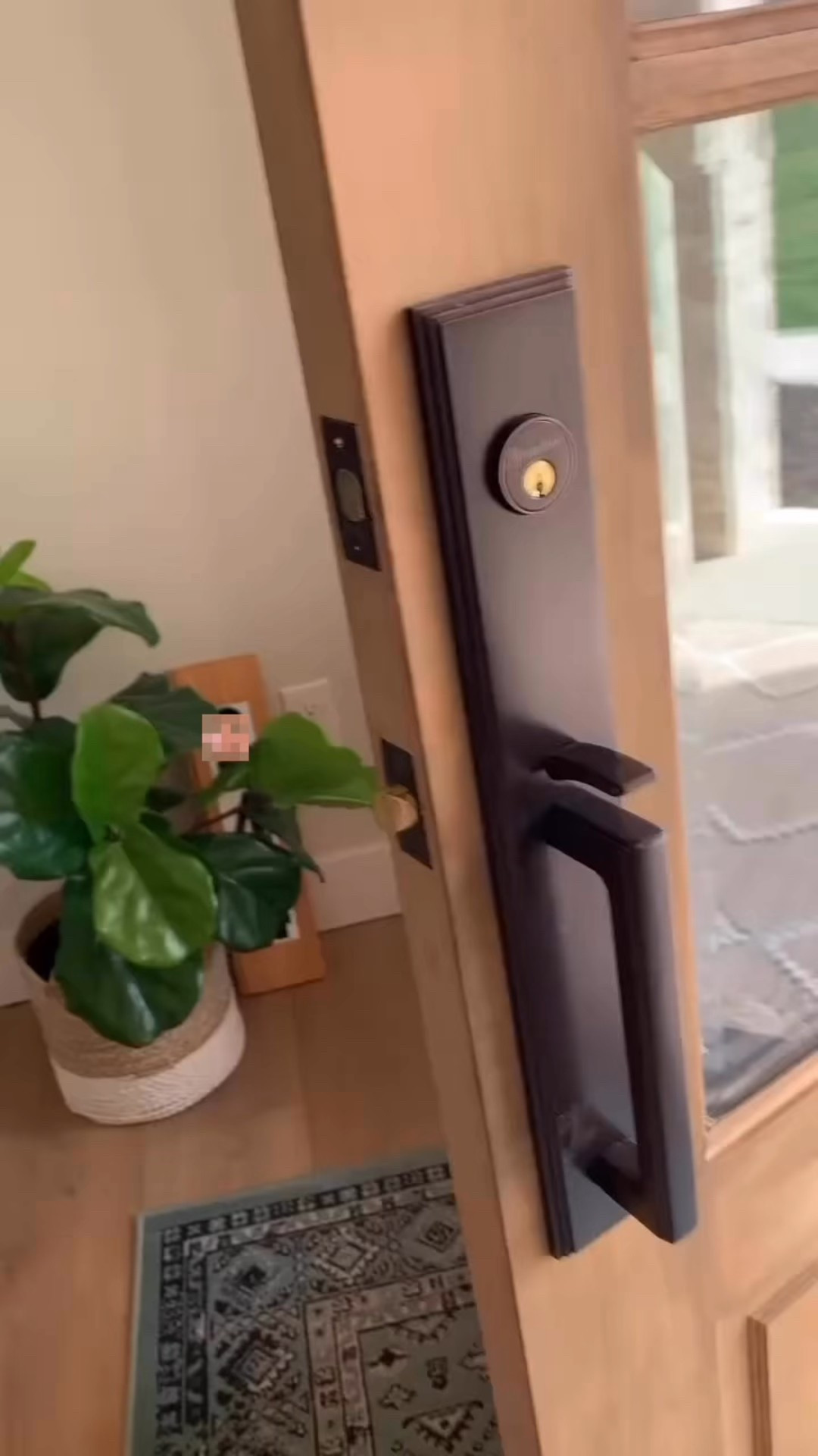 Do you love an easy DIY? 

Static cling window film is perfect for adding some privacy while preserving natural light. I used Artscape, but there’s tons of options out there and Etsy is a great place to look too.

Here’s the other supplies:
➡️ spray bottle
➡️dish soap
➡️ squeegee
➡️box knife

I also grabbed a cutting board and a t-square but you could use a ruler or other straight edge too. 

I created a template since I was making the same size of each window. Use a couple drops of dish soap in your spray bottle. Spray the glass (make sure it’s super clean first), peel off the backing, and apply the smooth side to the glass. It’s completely reposition-able and removable - with no damage or residue. I love that it’s renter friendly or a permanent solution! 

#frontdoor #windowfilm #entryway #frontdoordecor #entrywaydecor #diyhomeprojects #renterfriendly 

#LTKHome