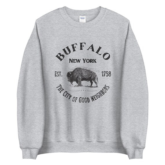 Buffalo New York Sweatshirt Vintage Buffalo Sweater Buffalo | Etsy | Etsy (US)