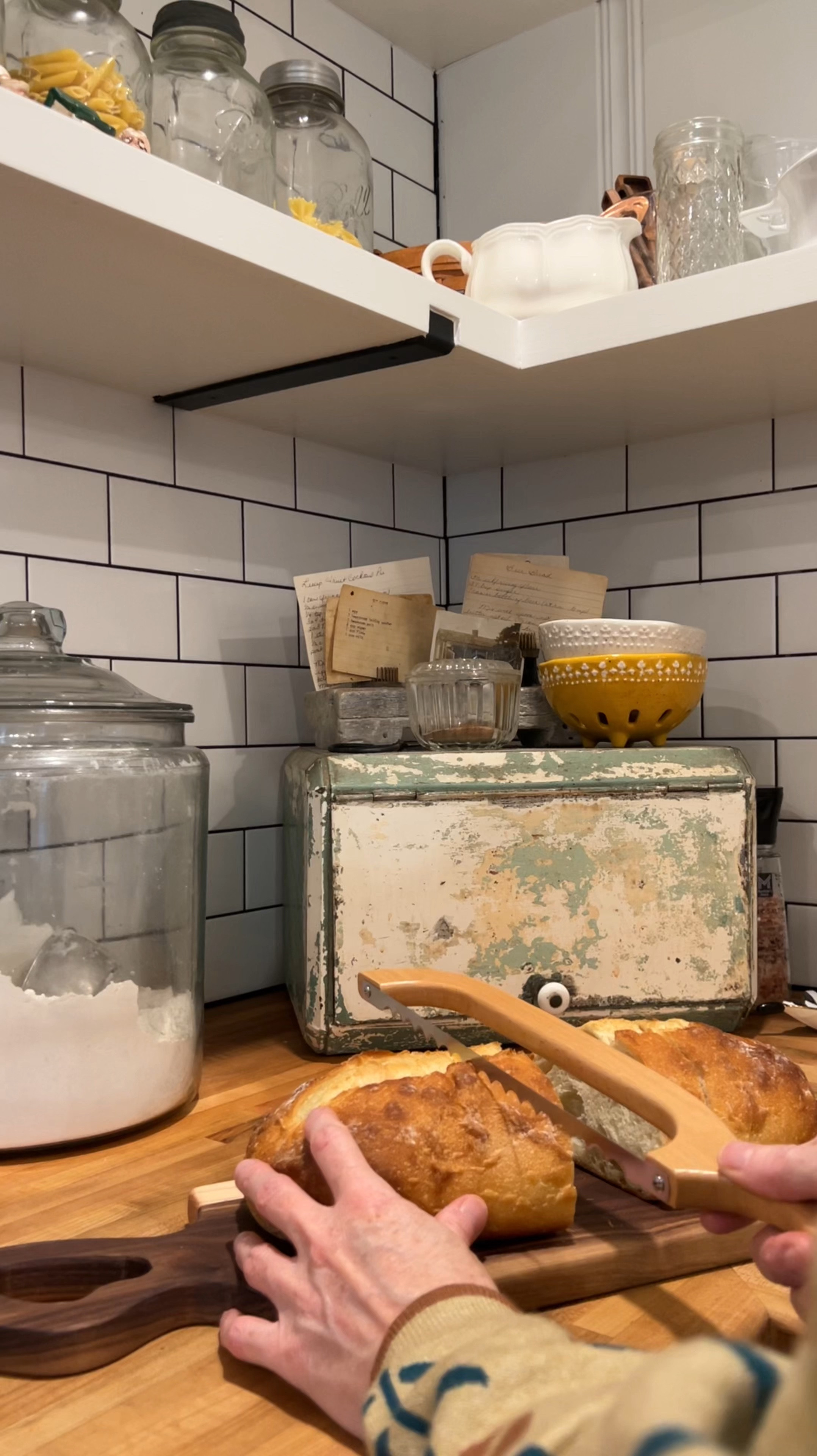 Bread Slicer For Homemade Bread, Wooden Sourdough Bread Knife, Bow Design Bread Cutter

#LTKHome #LTKGiftGuide #LTKFindsUnder50