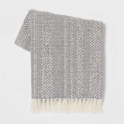 Textural Woven Striped Throw Blanket - Threshold™ | Target