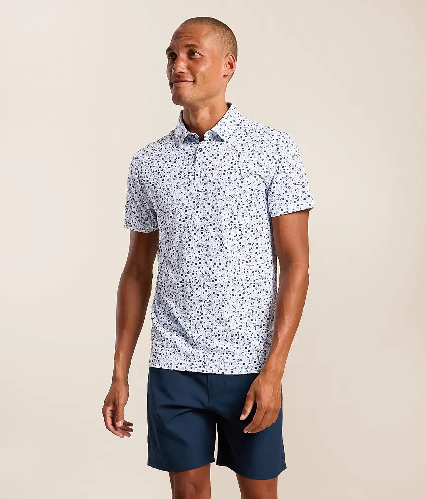 Floral Performance Polo | Buckle