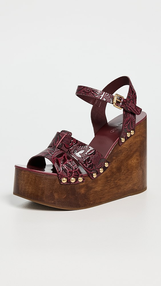 Embossed Wedge Sandals | Shopbop