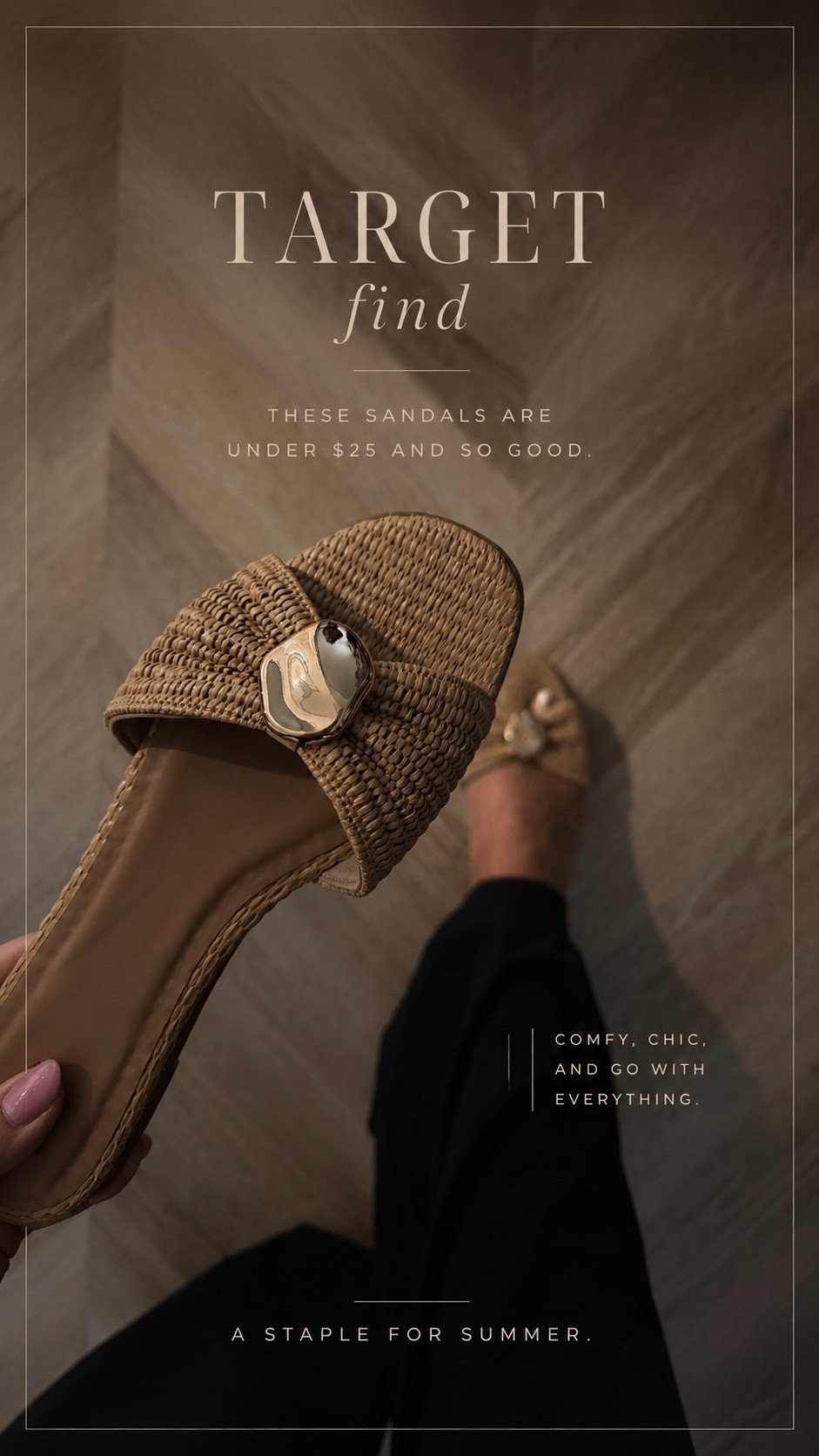 Target sandals. TTS

#LTKootd #LTKgrwm #LTKSeasonal
