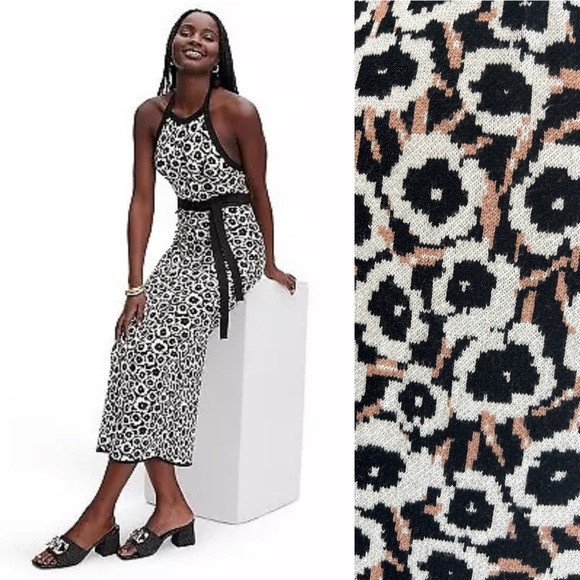 DVF for Target Halter Tie Knit Midi Dress Size Medium NWOT | Poshmark