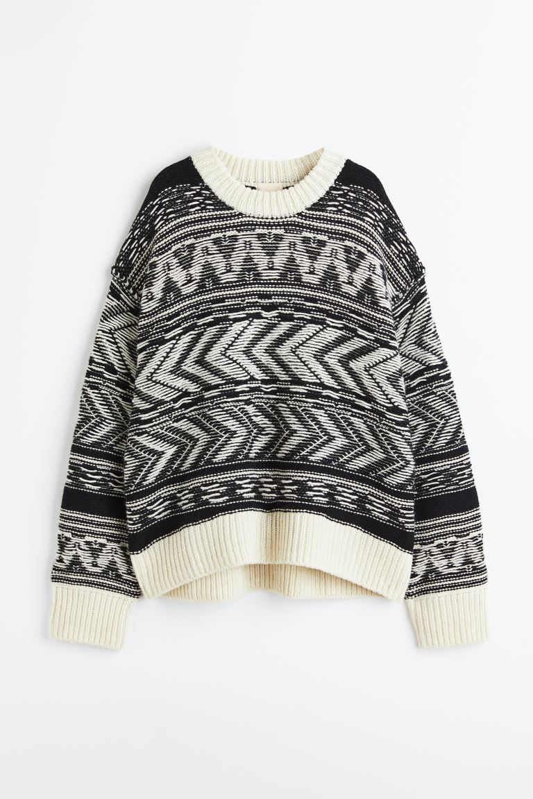 Oversized-Pullover aus Kaschmirmix | H&M (DE, AT, CH, NL, FI)