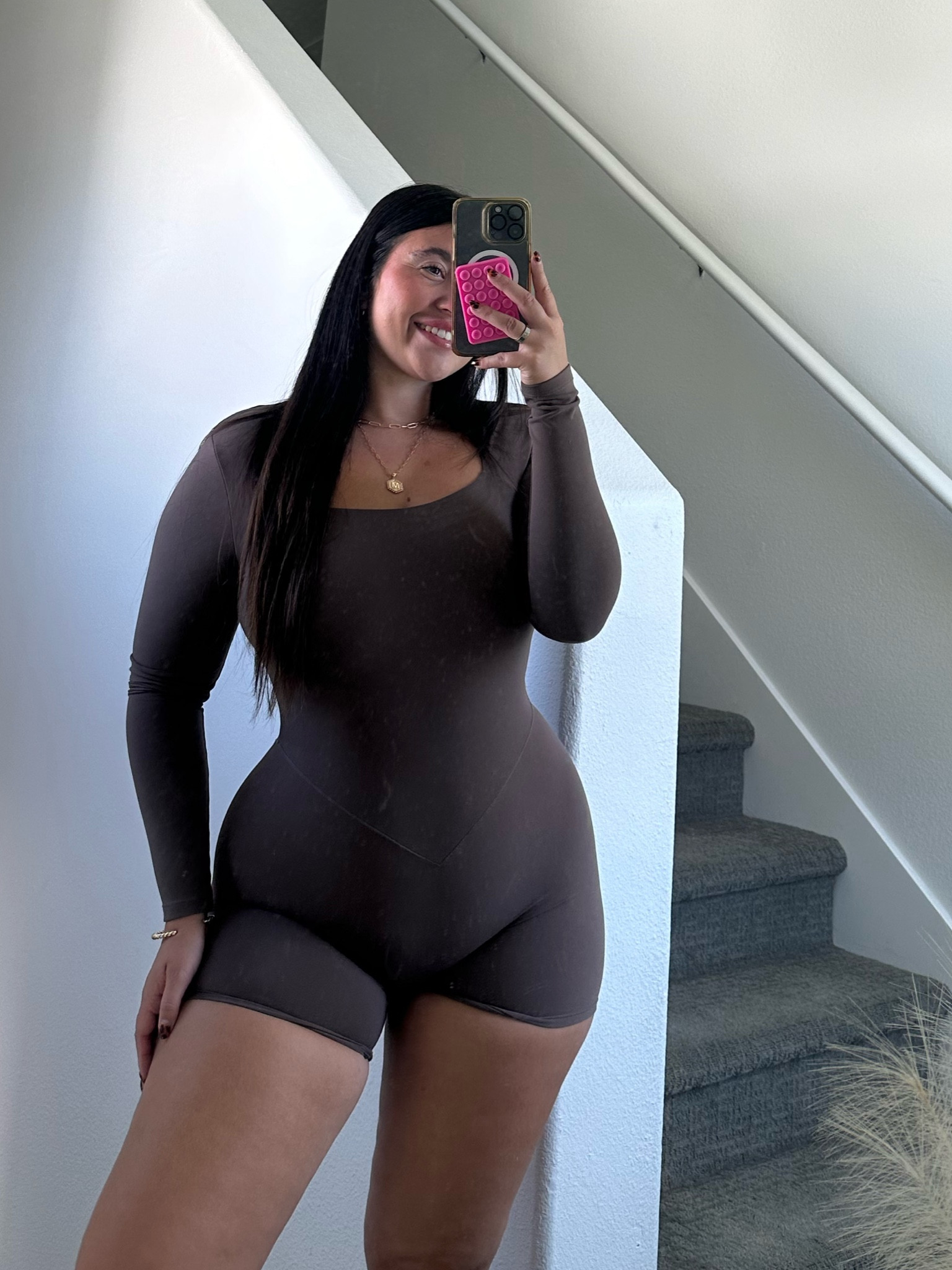 One thing about me… I love a bodysuit moment

#ootd #bodysuit 

#LTKActive #LTKStyleTip #LTKMidsize