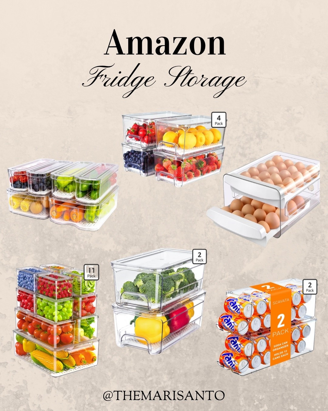 If your fridge feels chaotic, this is your sign to fix it 👏🏼

These Amazon fridge organizers completely changed the game for me—everything has a place, it looks clean, and I waste way less food. It’s giving that girl energy every time I open the door 😌

Linked all my must-haves on my LTK 💫 trust me, you need these in your life.

#AmazonFinds #LTKHome #HomeOrganization #CleanGirlAesthetic #KitchenOrganization

#LTKSaleAlert #LTKfoodie #LTKHome