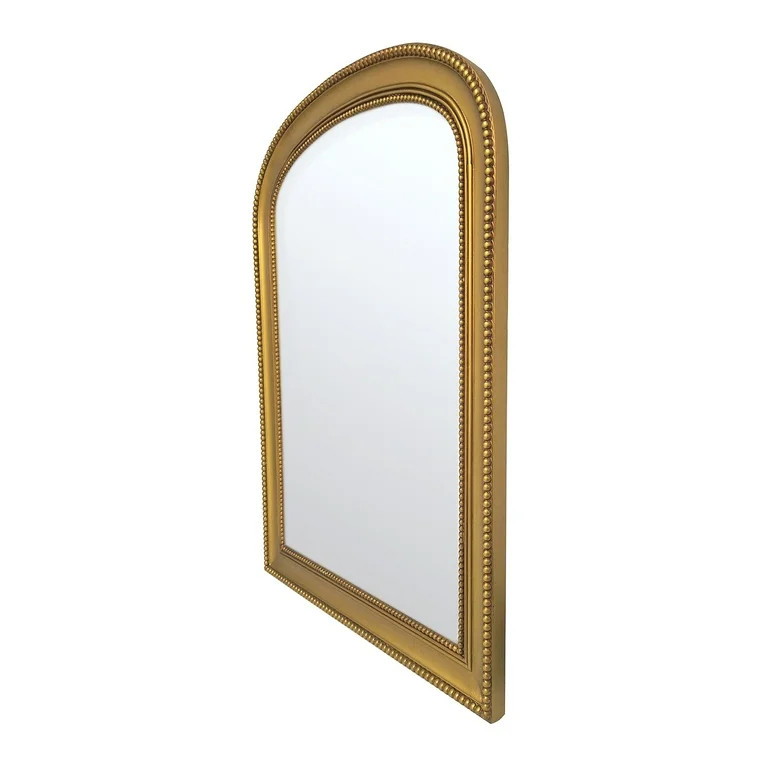 My Texas House Gold Double Beaded Wood Framed Arch Mirror 30x40 | Walmart (US)