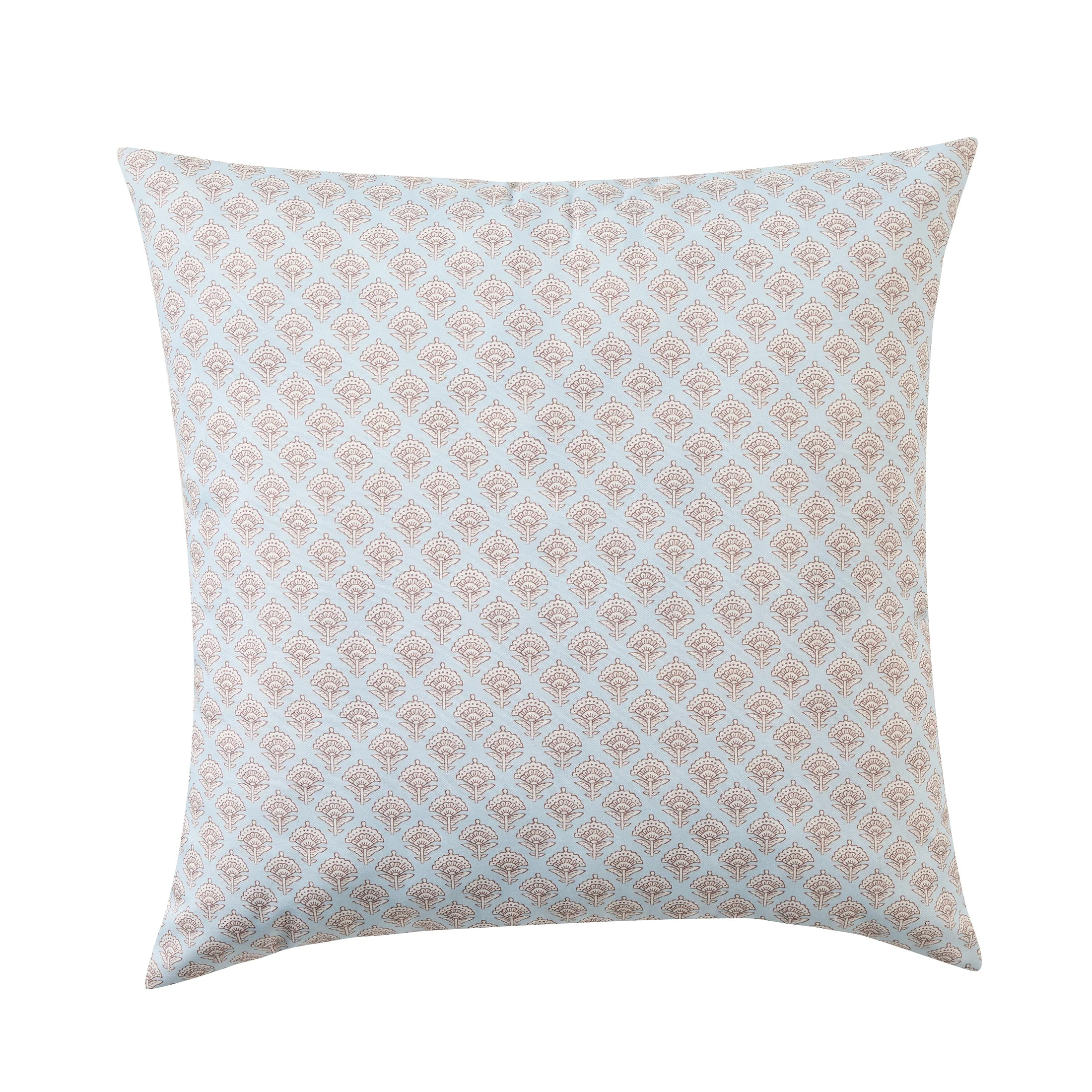 My Texas House Blue Block Print 20" x 20" Outdoor Pillow | Walmart (US)