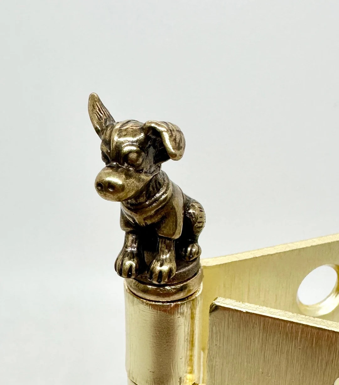 Dog Hinge Topper Brass, Magnetic, Pet Gift, Birthday, Magnet, for Her, Unique Home Decor - Etsy | Etsy (US)